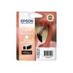 8715946354903-Epson T0870 Flamant rose - Pack de 2 - optimiseur de brillance - cartouche d'encre originale-Avant-2