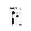 3303170098448-T'nB SWEET - Kit main libre - Ecouteurs filaire avec micro - intra-auriculaire - noir-Arrière-4