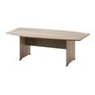 Table de réunion tonneau JAZZ+ - 204 cm - Chêne gris