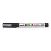 3296280033372-Uni POSCA PC-3M - Pack de 4 marqueurs - noir, argent, blanc, or-Angle gauche-4