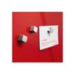 4004360887765-Sigel Artverum - Tableau magnétique en verre - 12 x 78 cm - rouge-Gros plan-2