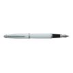 Daniel Hechter Alliance Colours - Stylo plume - acier blanc satiné
