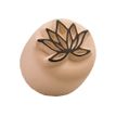 LaDot - Pierre pour tatouage éphémère - en céramique - taille S (2,2 x 2,2 cm) - fleur de lotus