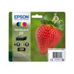 8715946602332-Epson 29 Fraise - Pack de 4 - noir, cyan, magenta, jaune - cartouche d'encre originale-Avant-1