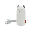 8059174833275-Legami - Batterie externe 5000MAH - chat-Angle droit-0