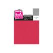 Pickup - Carton de lin - A4 (210 x 297 mm) - 215 g/m² - 10 feuilles - rouge foncé