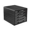 CEP Gloss - Module de classement 5 tiroirs - noir