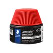 STAEDTLER Lumocolor - Flacon de recharge 15 ml - rouge - pour feutres permanents Lumocolor 313/314/317/318