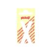 8711234222237-Pickup - Étiquette autocollante - 90 mm - Lettre X - blanc mat-Avant-0