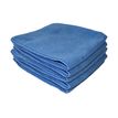 De Witte Tricot Soft - 5 chiffons microfibres 40 x 40 cm - bleu