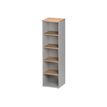Colonne bibliothèque JAZZ+ - L48 x H183 x P48 - Hêtre ambré