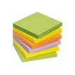 4044355772119-Global Notes - Pack de 6 Blocs - Notes adhésives 100 feuilles - 75 x 75 mm - couleurs spri-Angle gauche-1