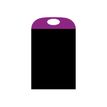 3462620061118-Bequet Portacolor - Ardoise 70 x 40 cm - poignée violet-Avant-0