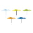 Exacompta - 40 Punaises - 7 mm - couleurs translucides assorties