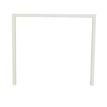 0404000121442-Bureau simple IRIS - L180 cm - Plan suivant - Pieds blanc - plateau imitation Chêne clair--2