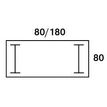 0404000122654-Bureau droit LOFTER - L120 cm - Plateau imitation chêne clair - pied Blanc--3