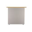 3253310491649-Bureau compact à gauche DUAL - L180 cm - Pieds Anthracite - plateau imitation noyer (Pieds de renfort ou caisson bout de bureau obligatoire à rajou--2