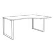 0404000123392-Bureau compact LOFTER - L180 cm - Retour à droite - Plateau Blanc - pied Blanc - (pied de renfort obligatoire à rajou--1