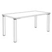 3253310163942-Bureau droit EXPRIM - L180 cm - Plateau imitation Hêtre - Pieds carbone--4