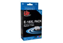 Cartouche compatible Epson 18XL Pâquerette - pack de 5 - noir x2, cyan, magenta, jaune - UPrint