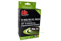 Cartouche compatible HP 950XL/951XL - pack de 4 - noir, cyan, magenta, jaune - Uprint