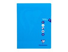 Clairefontaine Mimesys - Cahier polypro de travaux pratiques (TP) - 24 x 32 cm - 80 pages - grands carreaux (Seyes)/uni - disponible dans différentes couleurs