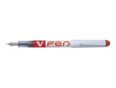 Pilot V Pen - Stylo plume - orange - 0,4 mm - pointe moyenne