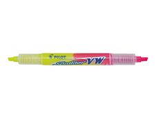 Pilot Spotliter - Surligneur double pointe biseautée - jaune et rose