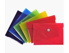 Exacompta Iderama - Pochette enveloppe - format B7 - bouton pression - disponible dans différentes couleurs
