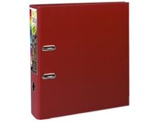 Exacompta Prem'Touch - Classeur à levier - Dos 80 mm - A4 Maxi - pour 715 feuilles - bordeaux