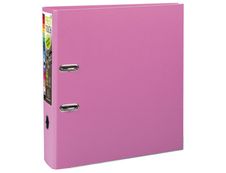 Exacompta Prem'Touch - Classeur à levier - Dos 80 mm - A4 Maxi - pour 715 feuilles - rose