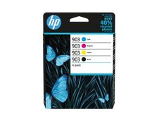 HP 903 - pack de 4 - noir, jaune, cyan, magenta - cartouche d'encre originale