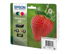 Epson 29 Fraise - Pack de 4 - noir, cyan, magenta, jaune - cartouche d'encre originale