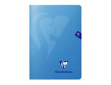 Clairefontaine Mimesys - Carnet polypro 15 x 21 cm - 96 pages - petits carreaux (5x5 mm) - disponible dans différentes couleurs