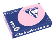 Clairefontaine Trophée - Papier couleur - A4 (210 x 297 mm) - 80 g/m² - 500 feuilles - rose