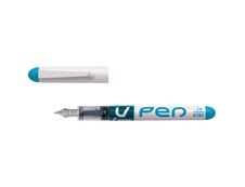 Pilot V Pen - Stylo plume - vert clair/turquoise - 0,4 mm - pointe moyenne