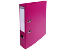 Exacompta - Classeur à levier - Dos 70 mm - A4 - pour 550 feuilles - framboise