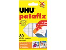 UHU - 80 pastilles adhésives blanches