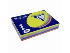 Clairefontaine Trophée - Papier couleur - A4 (210 x 297 mm) - 160 g/m² - 250 feuilles - coloris assortis