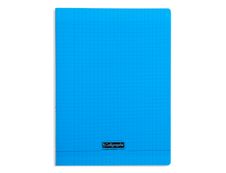 Calligraphe 8000 - Cahier polypro 24 x 32 cm - 192 pages - grands carreaux (Seyes) - bleu