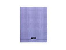 Calligraphe 8000 - Cahier polypro 24 x 32 cm - 192 pages - grands carreaux (Seyes) - violet