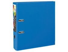Exacompta Prem'Touch - Classeur à levier - Dos 80 mm - A4 Maxi - pour 715 feuilles - bleu