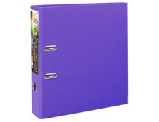 Exacompta Prem'Touch - Classeur à levier - Dos 80 mm - A4 Maxi - pour 715 feuilles - violet