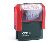 Colop RAPPEL - Timbre à encrage automatique - empreinte rouge 38 x 14 mm