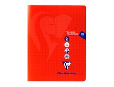 Clairefontaine Mimesys - Cahier polypro de travaux pratiques (TP) - 17 x 22 cm - 80 pages - grands carreaux (Seyes)/uni - disponible dans différentes couleurs