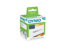 Dymo LabelWriter Address  - Ruban d'étiquettes auto-adhésives - 2 rouleaux de 130 étiquettes (28 x 89 mm) - fond blanc écriture noire