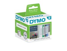 Dymo LabelWriter  - Ruban d'étiquettes auto-adhésives - 1 rouleau de 110 étiquettes (38 x 190 mm) - fond blanc écriture noire