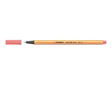 STABILO Point 88 - Feutre fin - 0.4 mm - rouge fluo