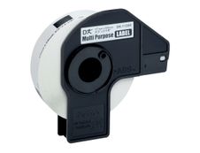Brother DK-11204 - Ruban d'étiquettes auto-adhésives - 1 rouleau de 400 étiquettes (17 x 54 mm) - fond blanc écriture noire