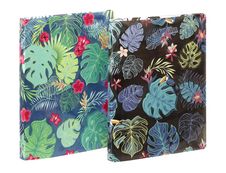 Viquel Tropical - Classeur souple à anneaux - Dos 25 mm - A4 - pour 100 feuilles - bleu ou noir